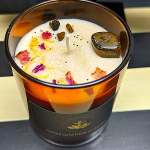 Capricorn healing zodiac candle